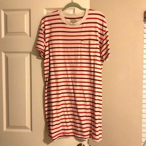 Madewell Tshirt Dress Striped